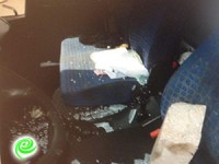 פרץ למשאית ונתפס