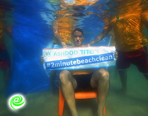 אשדוד לוקחת חלק ב"שתי דקות לים נקי"