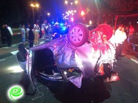 פצוע בינוני ופצועים בתאונה ברובע ג׳
