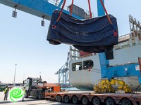 המקדח הראשון לרכבת התחתית הגיע לארץ