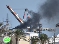 אין שריפה בנמל