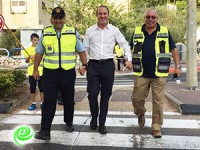 נעם שקל, מפקד משטרת אשדוד נפרד מהתלמידים