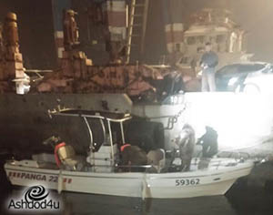 צוות ימי של נמל אשדוד חילץ הלילה סירת דייג