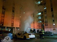 רכב נשרף ברובע ח׳