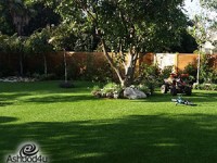 גינות מעוצבות עם דשא סינטטי