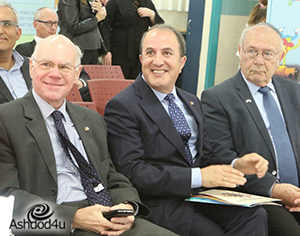 הנשיא וחברי הבונדסטאג הגרמני באשדוד