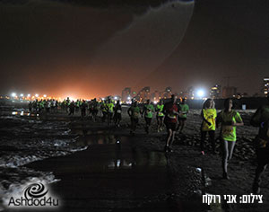 הצלחה ענקית למרוץ הלילה הראשון בישראל