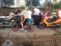 הולכת רגל נפגעה ע״י אופנוע