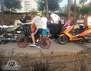 הולכת רגל נפגעה ע״י אופנוע