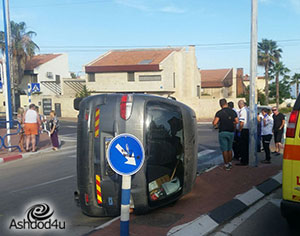 תאונת דרכים ברחוב הר תבור
