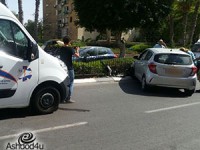 רחוב רוגוזין - תאונת דרכים קלה