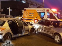 2 נפגעים בתאונה ברחוב הבנאים