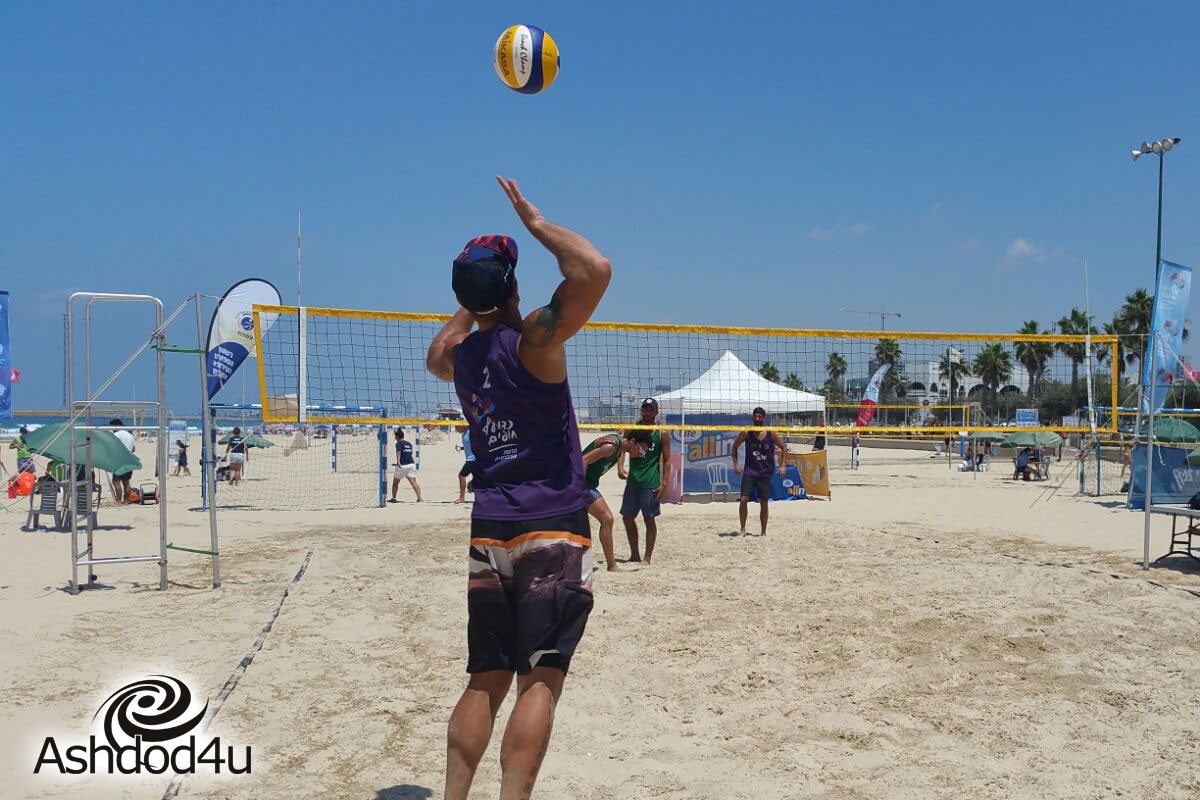 אשדוד אירחה את אליפות ישראל בכדורעף חופים