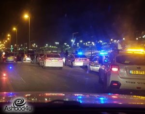 חוליית גנבים נעצרה לפנות בוקר עם סחורה בשווי 200,000 ש"ח.