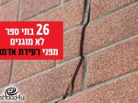 26 בתי״ס באשדוד אינם מוגנים מפני רעידת אדמה. בינהם בי״ס מקיף