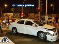 4 נפגעים בתאונה סמוך לפארק אשדוד ים