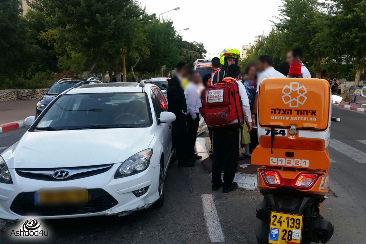 בת 8 נפגעה מרכב בתאונה