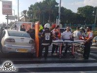 3 נפגעים בתאונה בשד׳ משה סנה