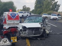פצוע קשה בתאונה עם 4 כלי רכב סמוך לאשדוד
