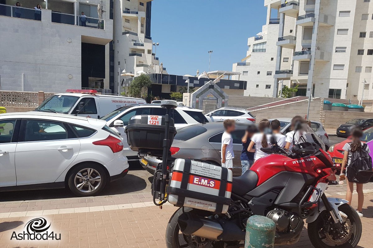 ילד, הולך רגל נפגע מרכב - מצבו בינוני