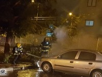 כוחות כיבוי וביטחון הוזעקו בעקבות רכב בוער