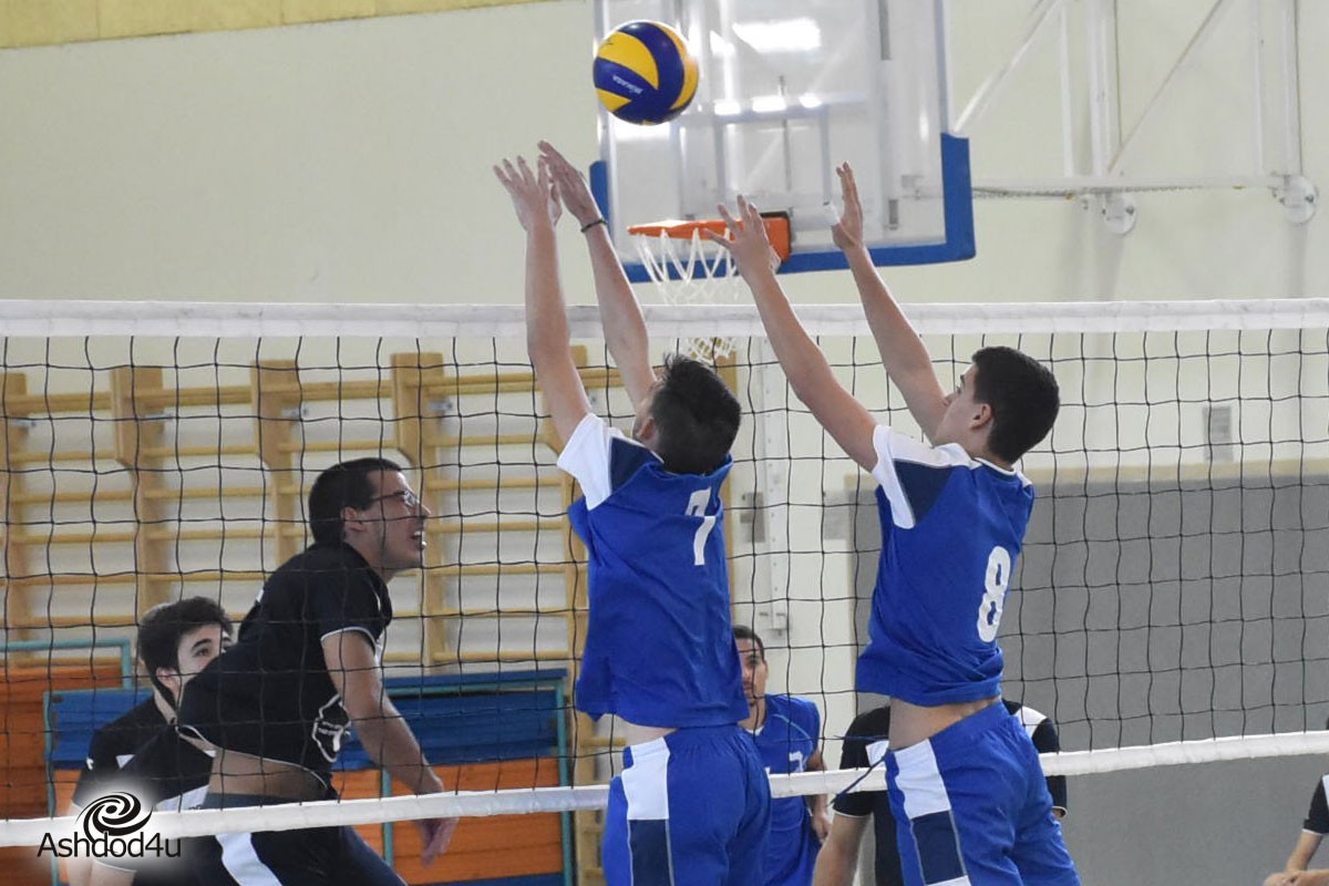 אשדוד אירחה את אליפות ישראל בכדורעף תיכונים