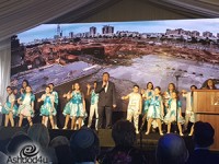 "פרחי אשדוד" ויהורם גאון בטקס חנוכתו של בית החולים אסותא