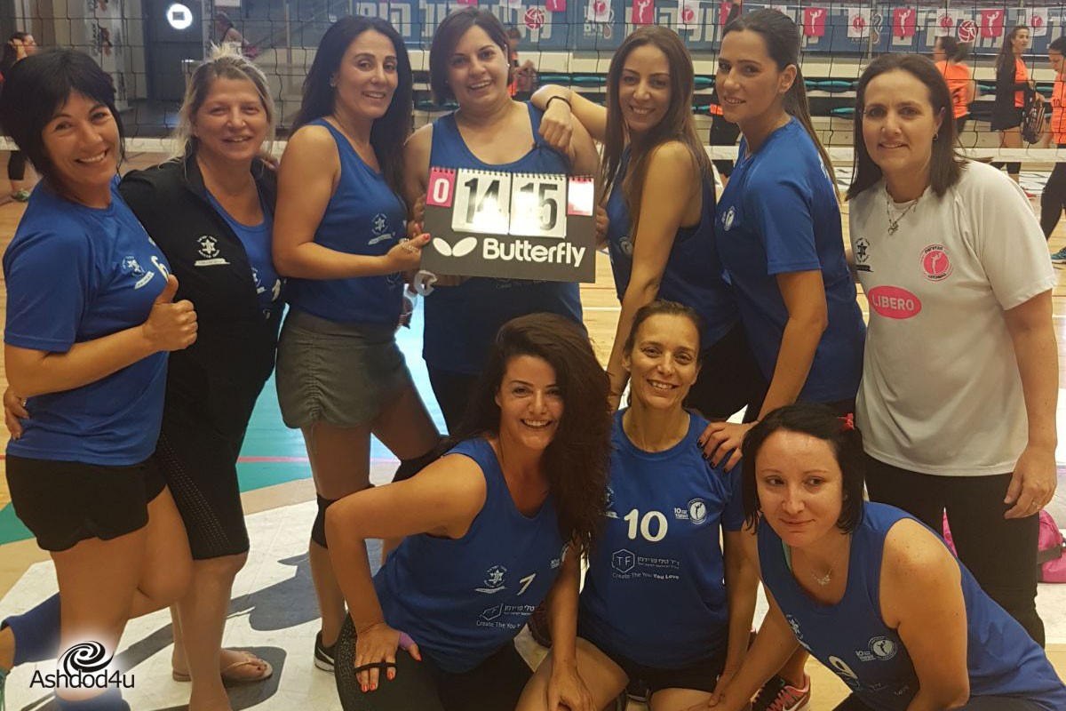 הנשים של אשדוד מביאות כבוד בכדורשת