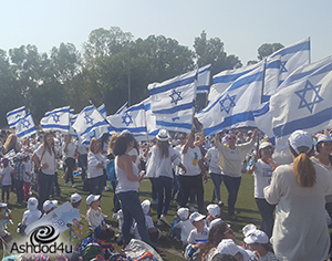 בפעם ה-28: ילדי הגנים חוגגים ראשונים