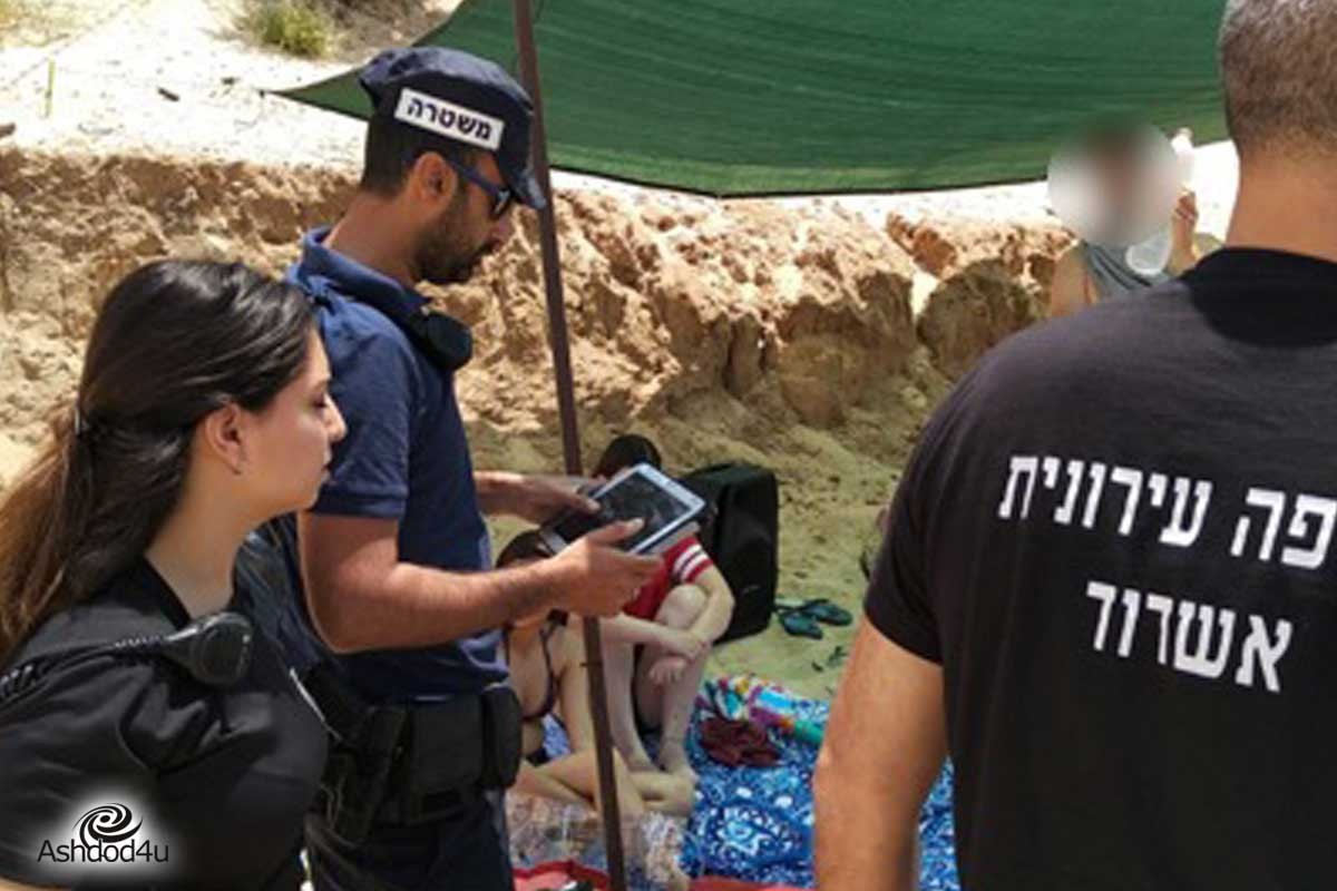 עשרות רבות של משקאות אלכוהול הושמדו בחופי אשדוד