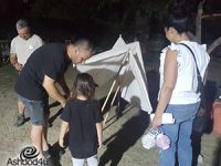 לילה לבן ירוק בחווה