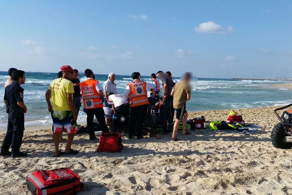 עדכון: נפטר האדם שטבע בצהריים בחוף המצודה