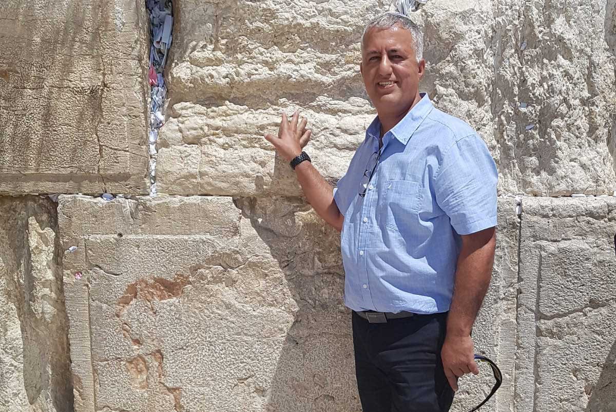 אלי לחמני חגג 'חלאקה' בכותל עם מש׳ אסולין