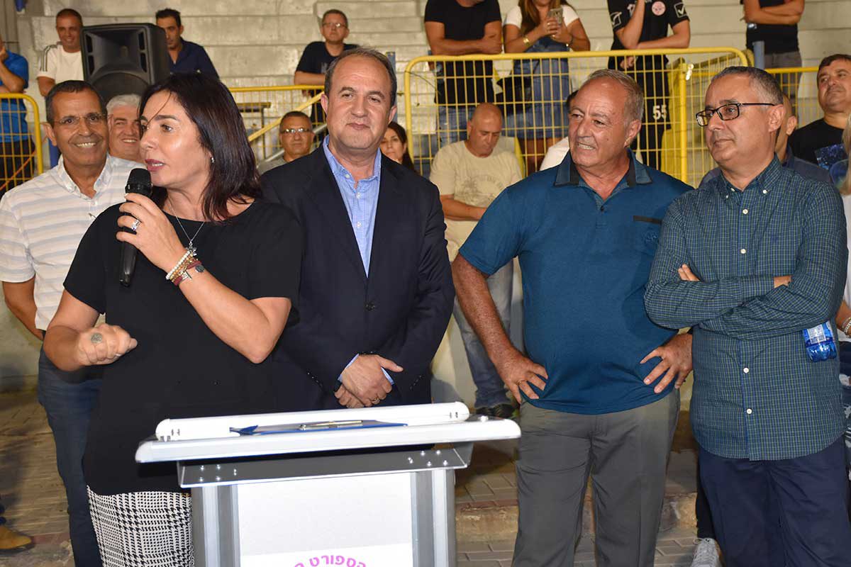 רשות הספורט חנכה 2 מתחמי כדורגל במעמד השרה מירי רגב