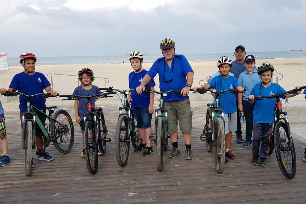 רשות הספורט במיזם קהילתי ללימוד רכיבה על אופניים