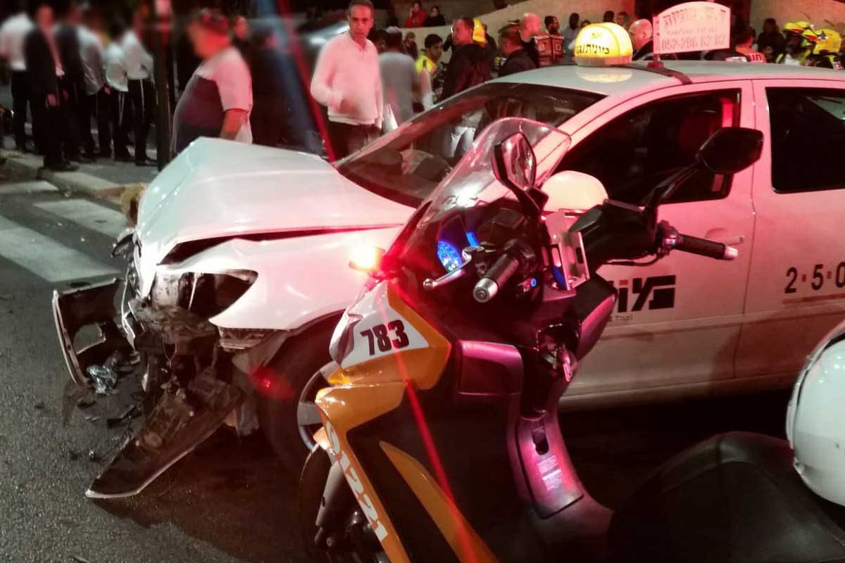 2 פצועים בתאונה ברח׳ אח״י אילת