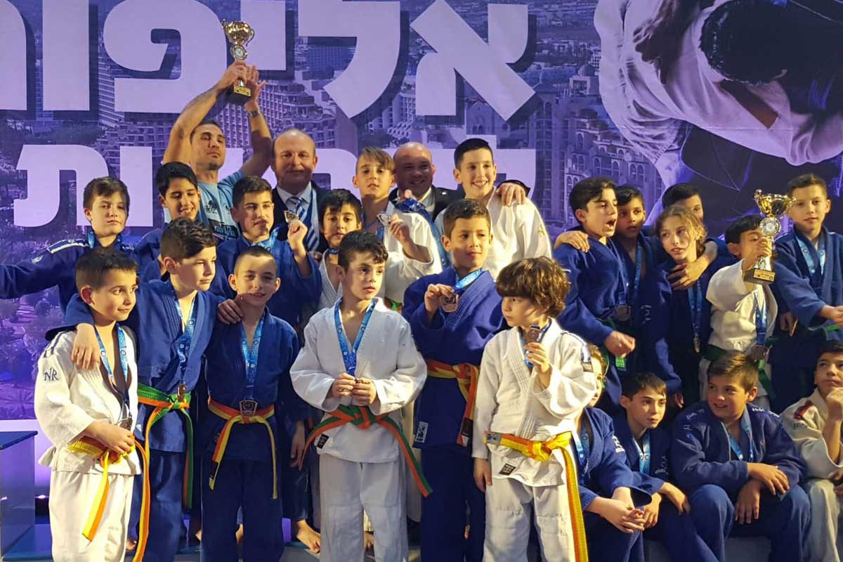 אשדוד חגגה על הפודיום באליפות ישראל בג׳ודו