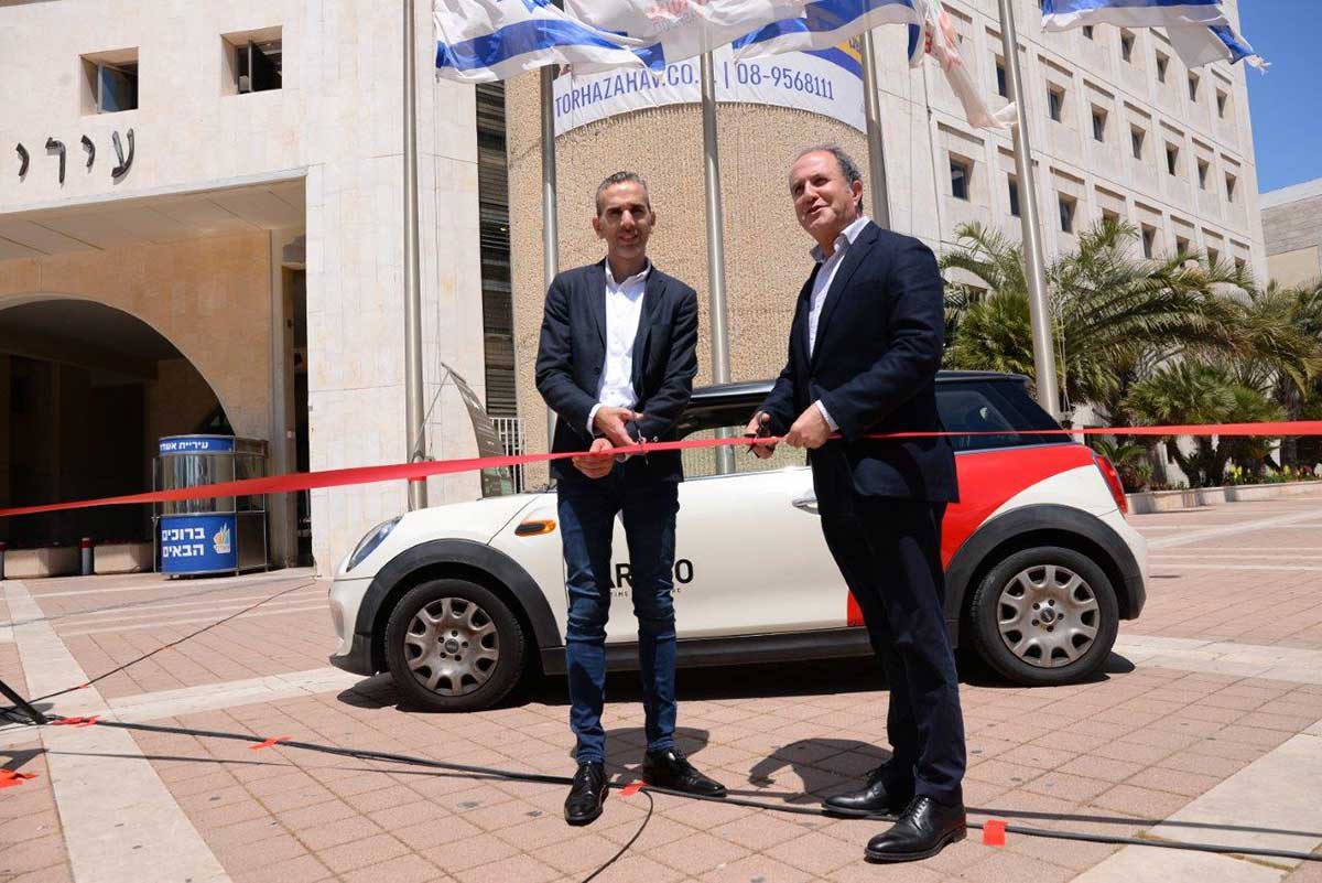CAR2GO השיקו היום את מיזם הרכב השיתופי באשדוד