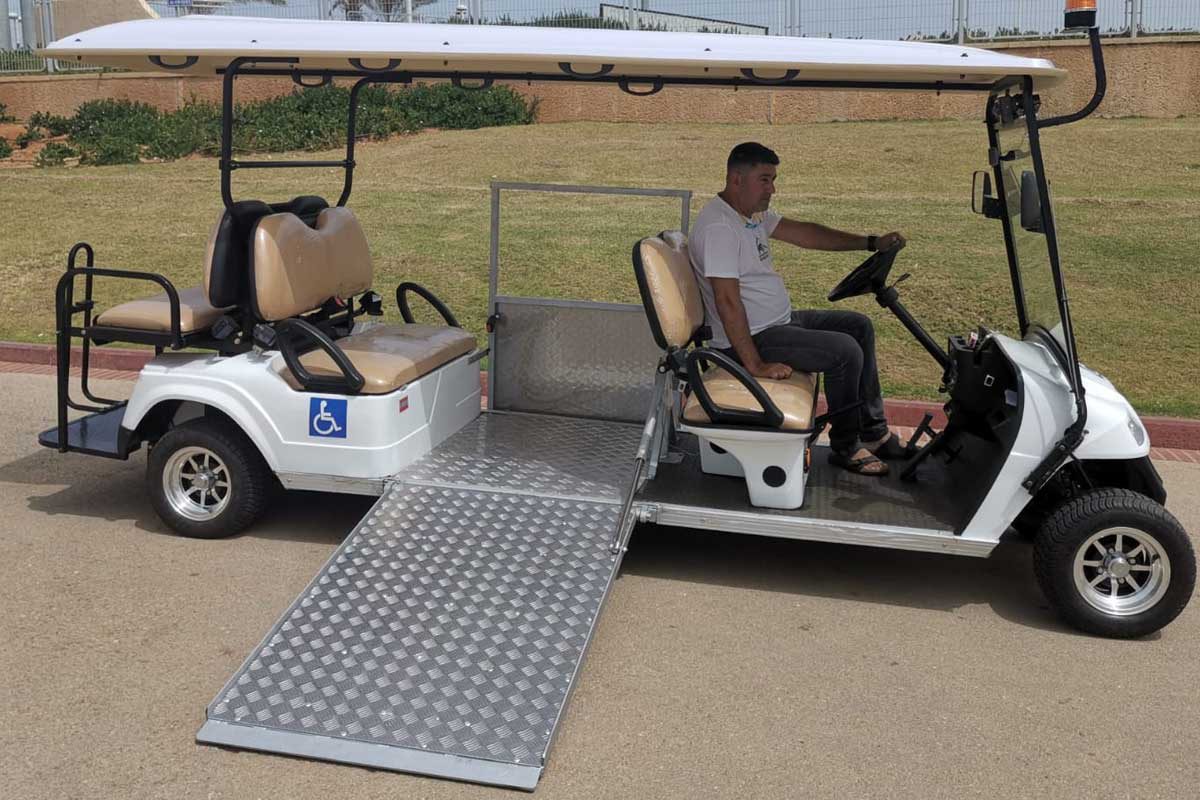 מנגישים את הפארק – רכב נגישות חשמלי בפארק אשדוד-ים