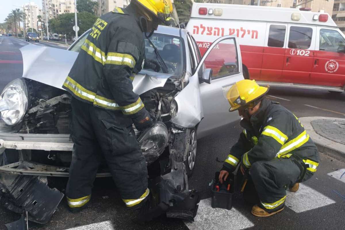 כביש הרצל ממשיך לככב – תאונה קשה על פינת שד׳ ירושלים