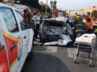 שני נפגעים בינוני ונפגע נוסף קל בתאונת דרכים באשדוד