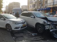 שני פצועים בתאונת דרכים בעיר