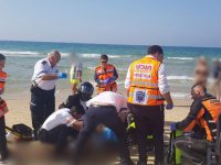 גופה של צעיר כבן 25 אשר נפלטה מהמים באזור חוף ט"ו