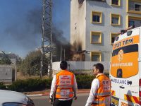 שריפה בבניין מגורים ברח׳ רחובות