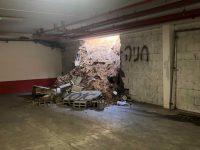 קיר חניון קרס ברובע המע״ר