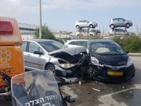 שתי נפגעות בתאונת ברח׳ בעלי המלאכה