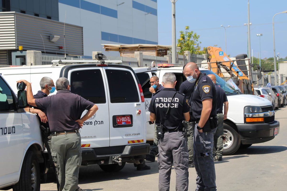 משטרת ישראל עצרה חשוד בהובלה והנחת מטען חבלה,