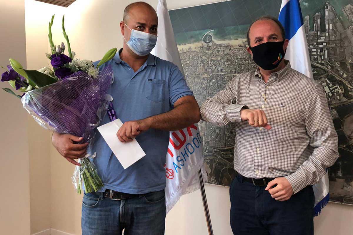 שי אבישר, גיבור מקומי.