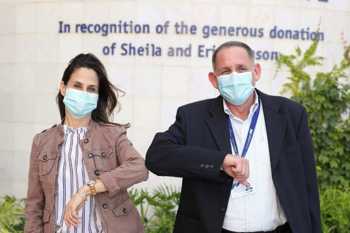 השרה לנושאים אסטרטגיים, אורית פרקש-הכהן ביקרה בביה"ח אסותא אשדוד