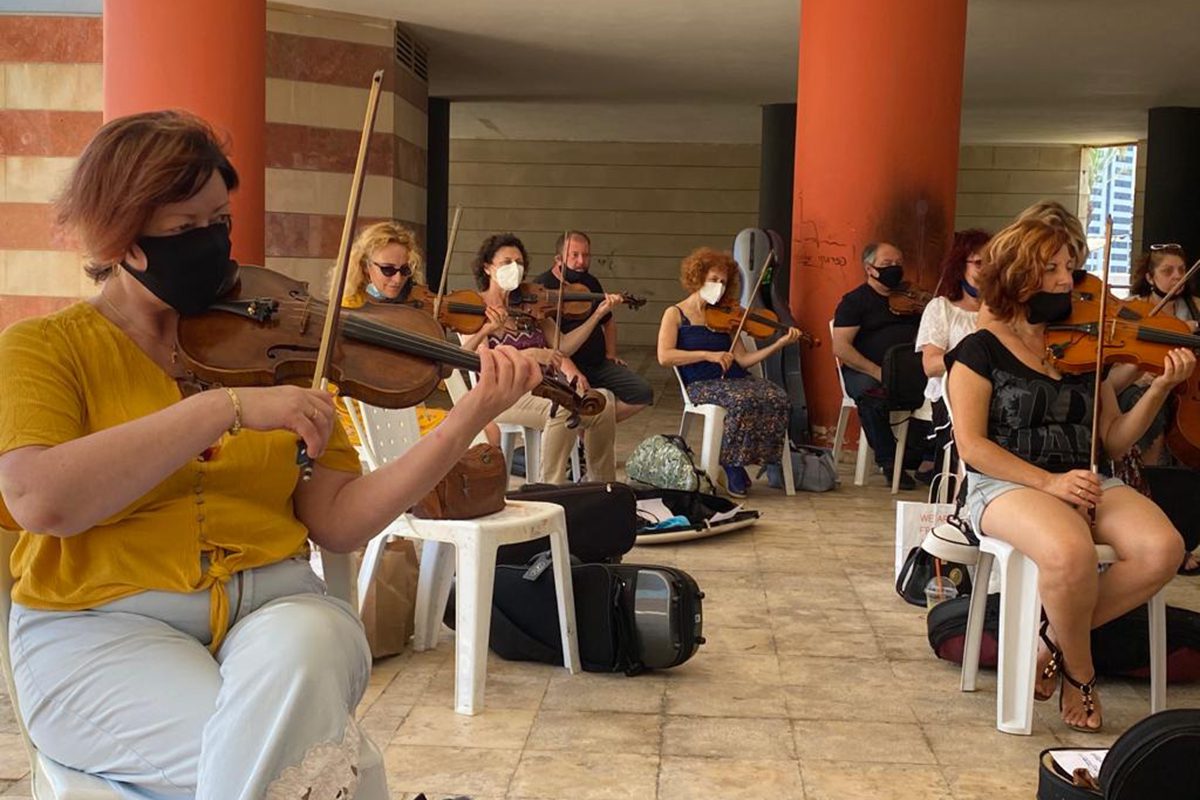 נגני התזמורת האנדלוסית ב"דיאלוג מוזיקלי בין תרבותי"